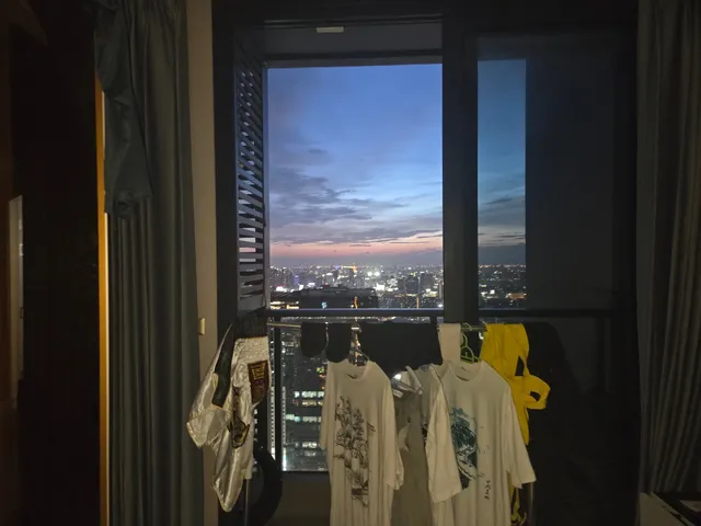 Laundry with a view