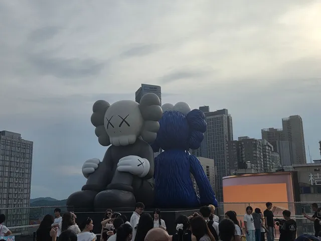 infamous KAWS sculpture in Changsha